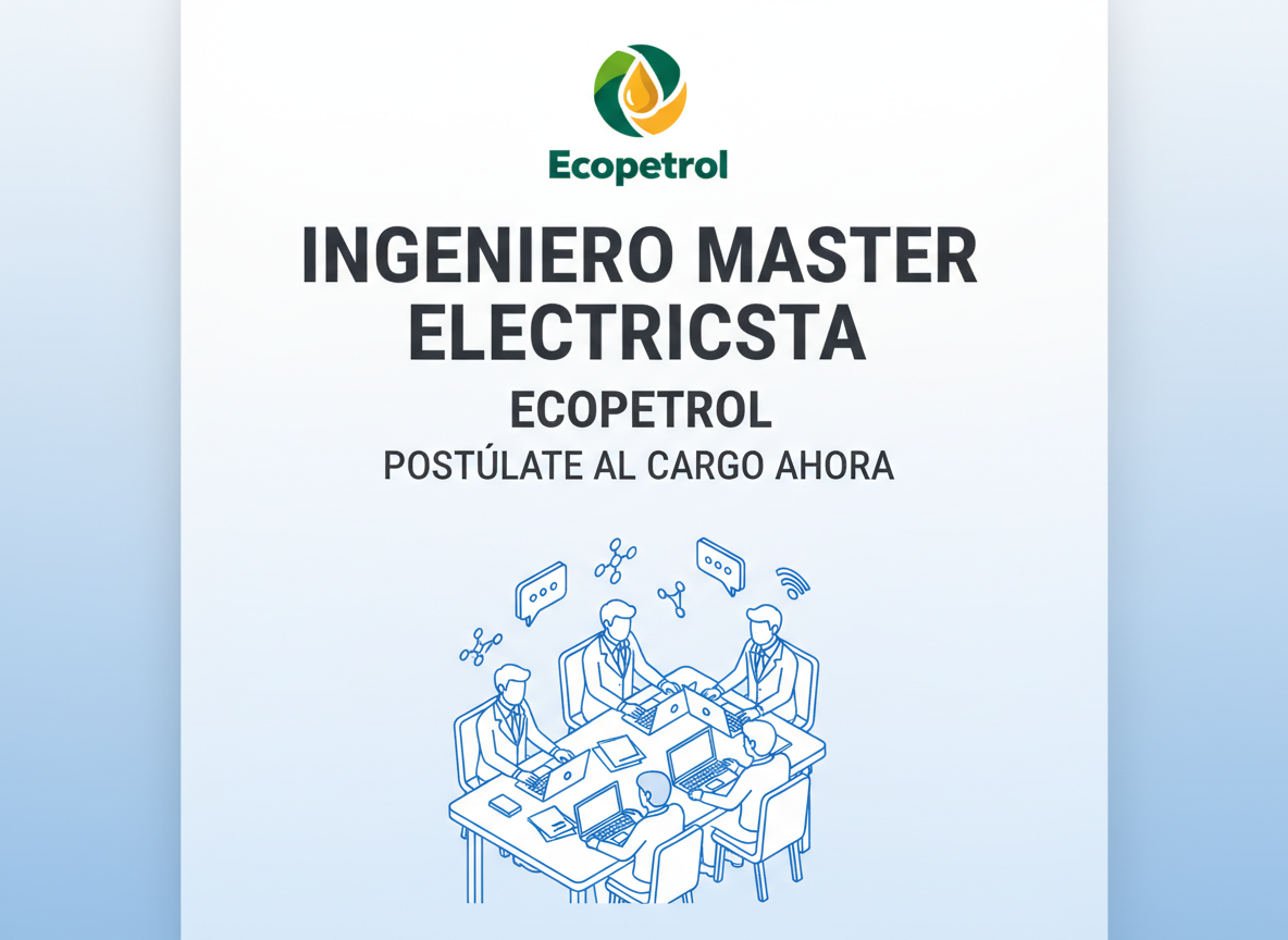 Empleo Ingeniero Master Electricista | Ecopetrol | Colombia