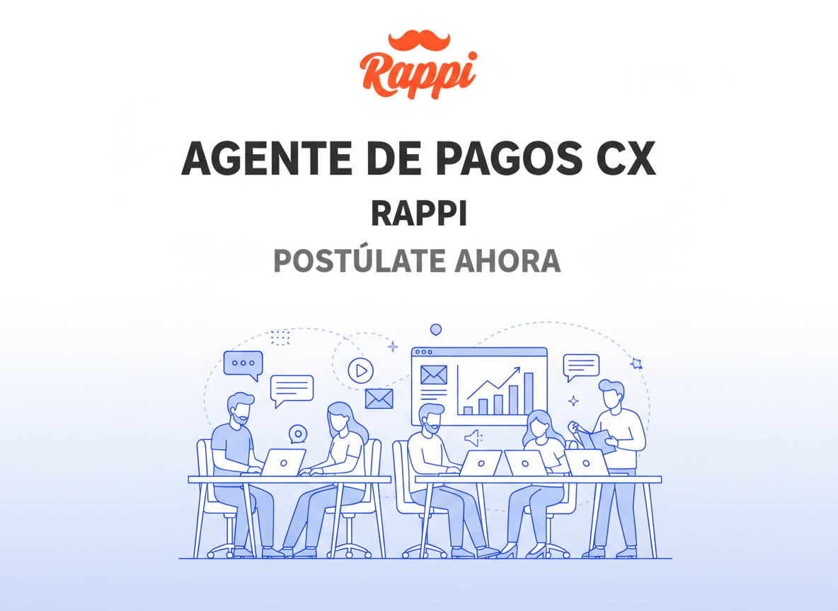 Trabajo CX Payments Agent | Rappi | Colombia | Abierto Hasta Llenar