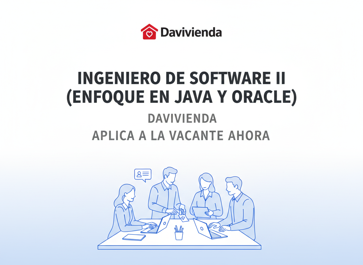 Trabajo Software Engineer II (Java & Oracle focus) | Davivienda | Colombia