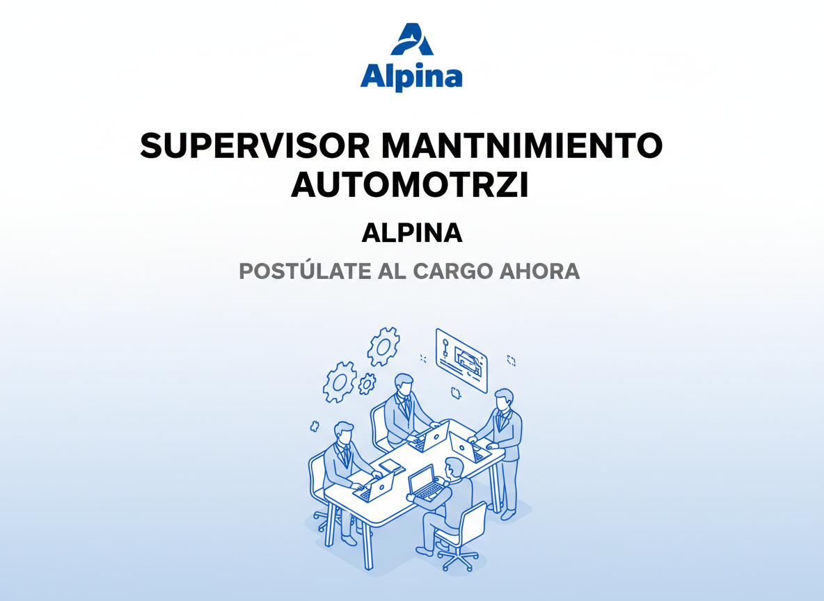 Trabajo Supervisor Mantenimiento Automotriz | Alpina | Colombia